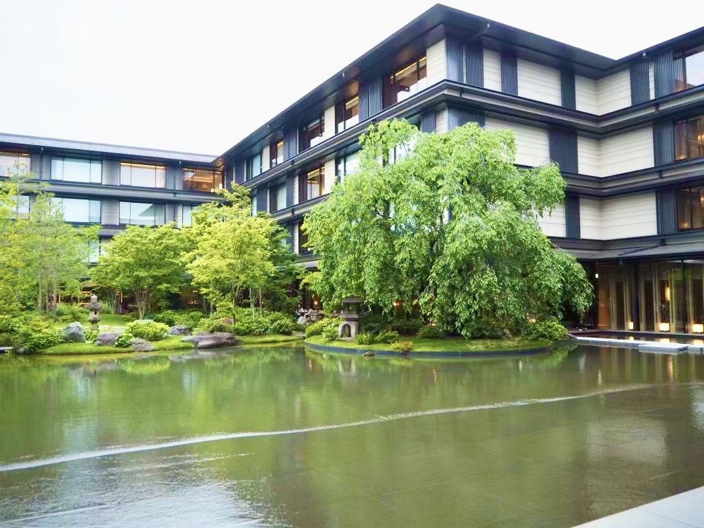 HOTEL THE MITSUI KYOTOの中庭