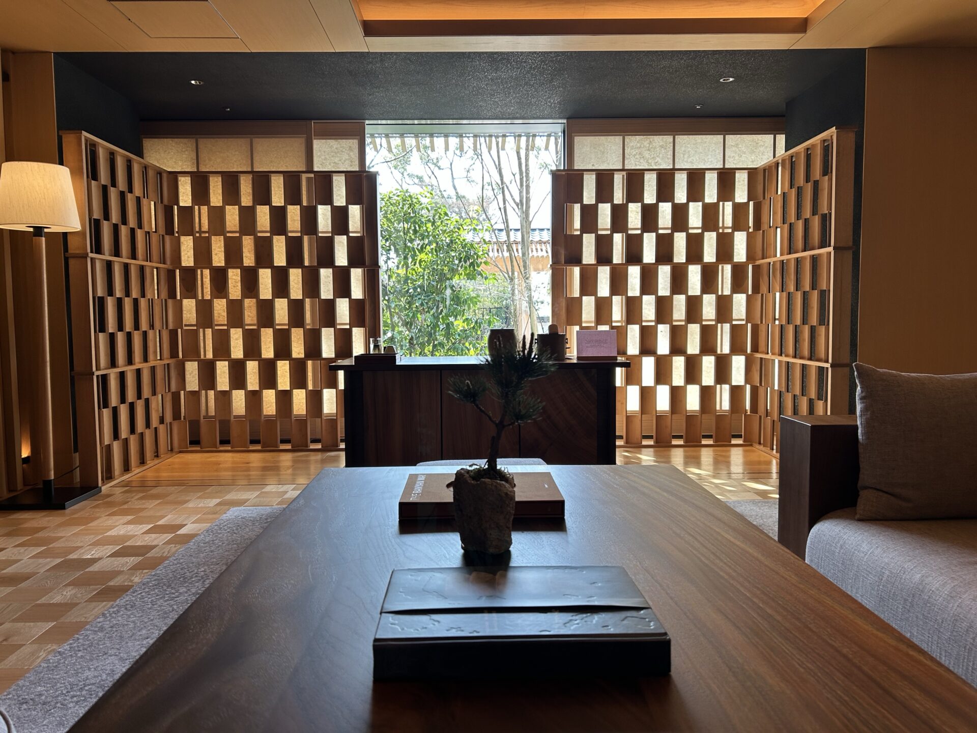 バンヤンツリー東山・京都のロビー