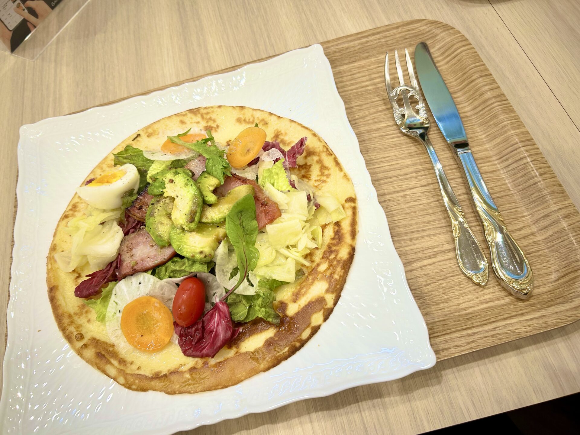 京都御所南カフェサロンメリーゴーランドのもちもちパンケーキ