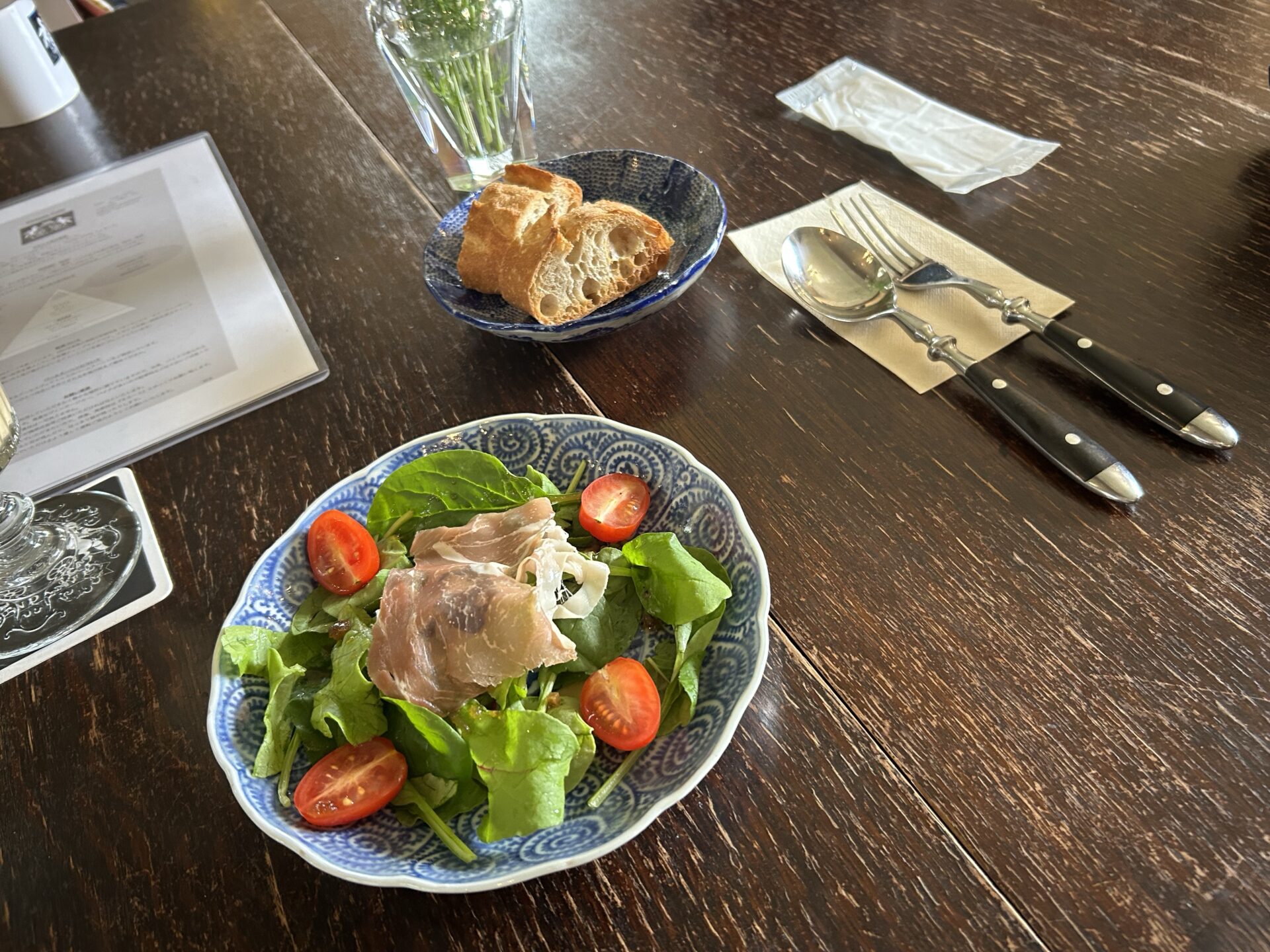 ROND CAFEのランチのサラダ