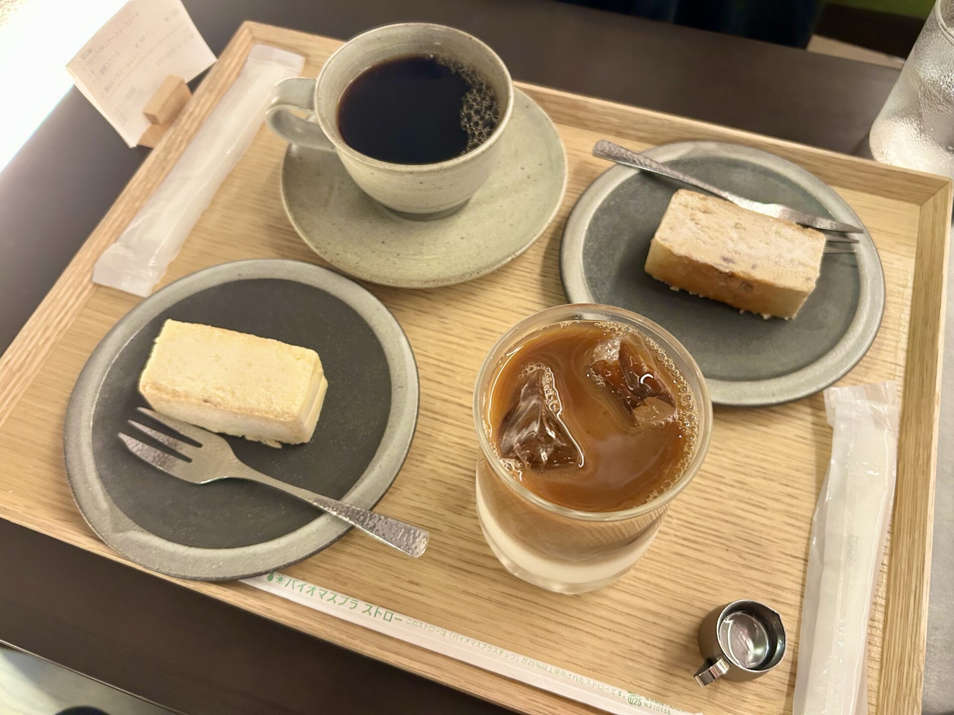 葦島珈琲のチーズケーキ