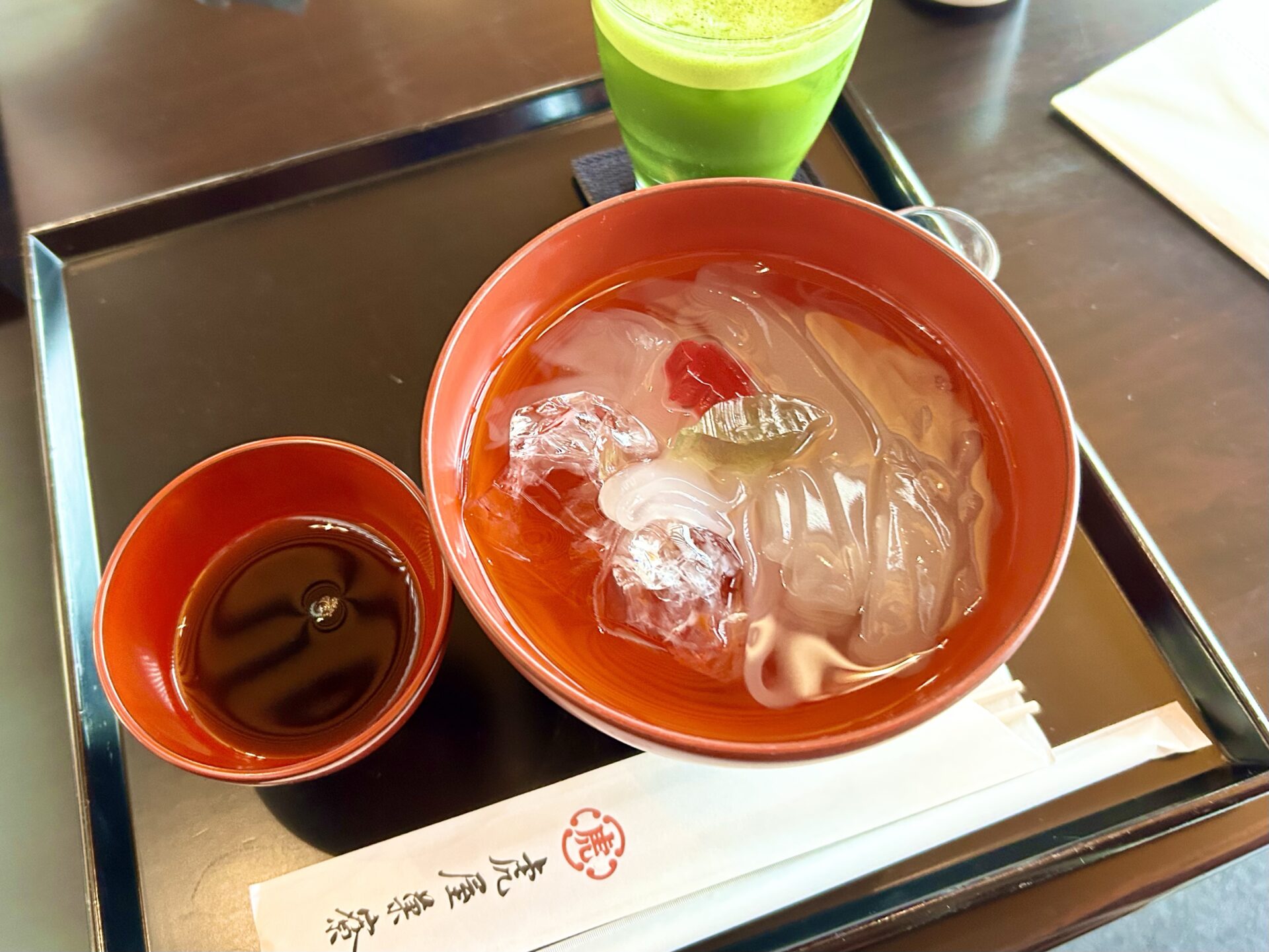 虎屋菓寮　葛切りセット